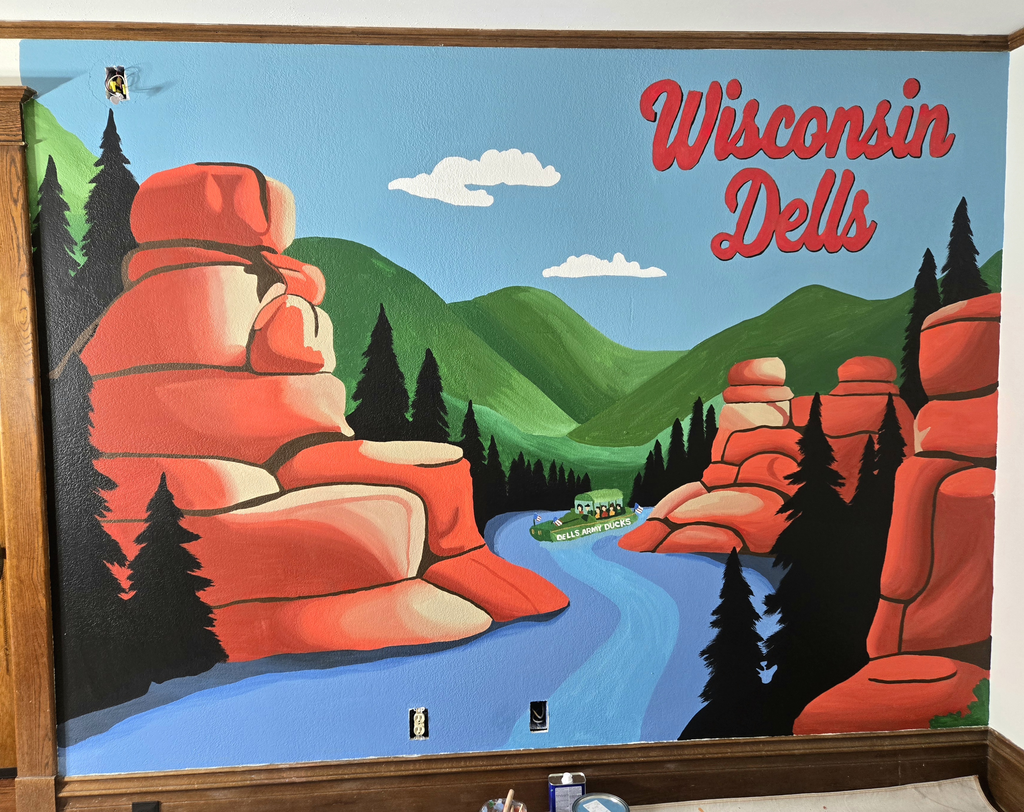Describe what your mural looks like